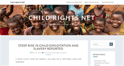 Desktop Screenshot of childrightsnet.org