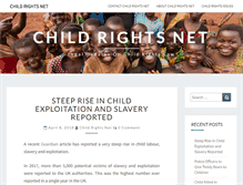Tablet Screenshot of childrightsnet.org